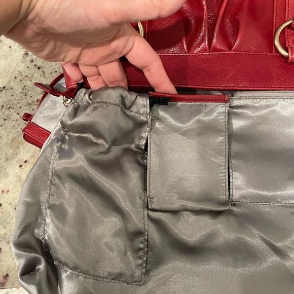 Franklin Covey vintage shoulder handbag tote Red - Picture 10 of 15